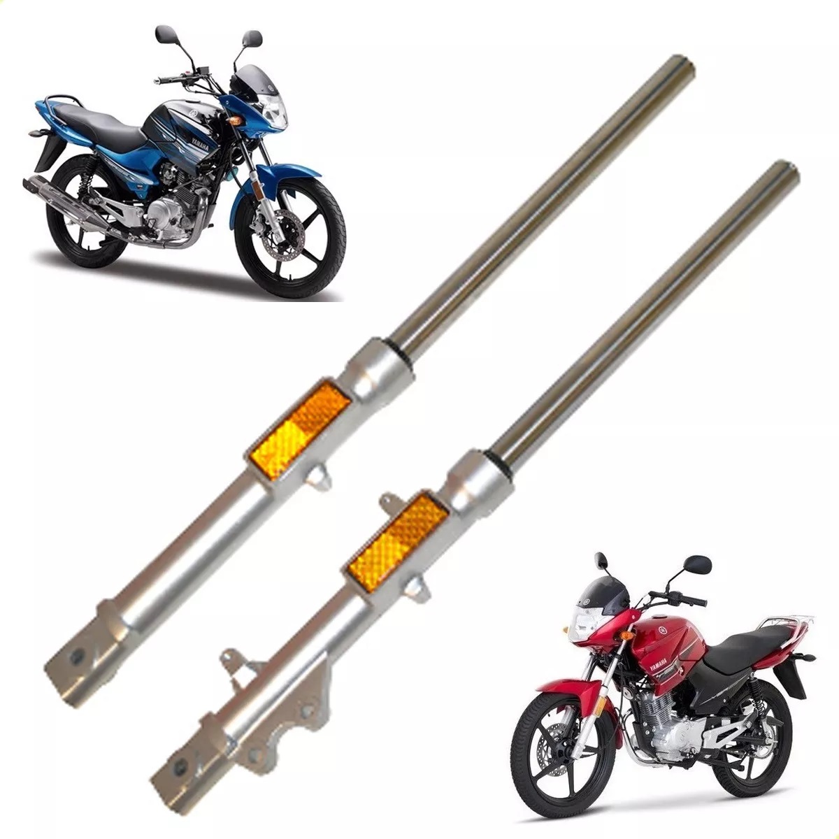 Amortiguadores Delanteros barras de suspension IZQ/DER Ybr125 Para Yamaha Freno De Disco
