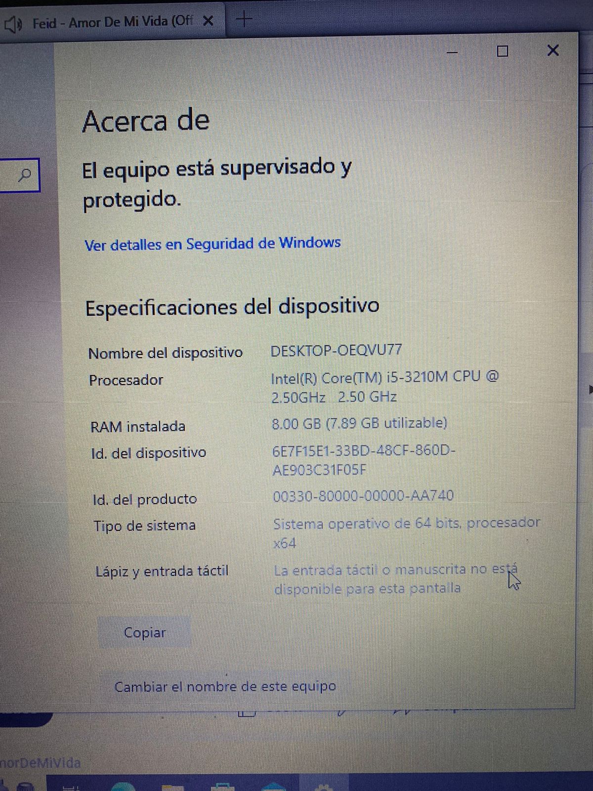 Laptop Hp Probook 6570b 15.6-inch I5 3ra 8gb Ram 500gb Cam