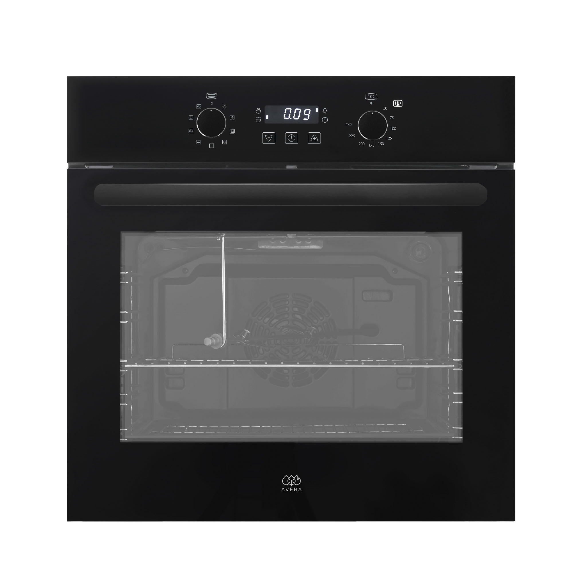 Horno Eléctrico 67 L Empotrable Panel Digital Avera HEL02D