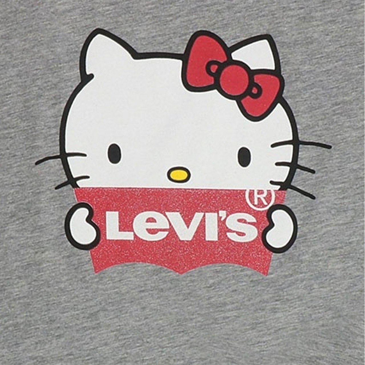 Playera Gris Hello Kitty Levi´s
