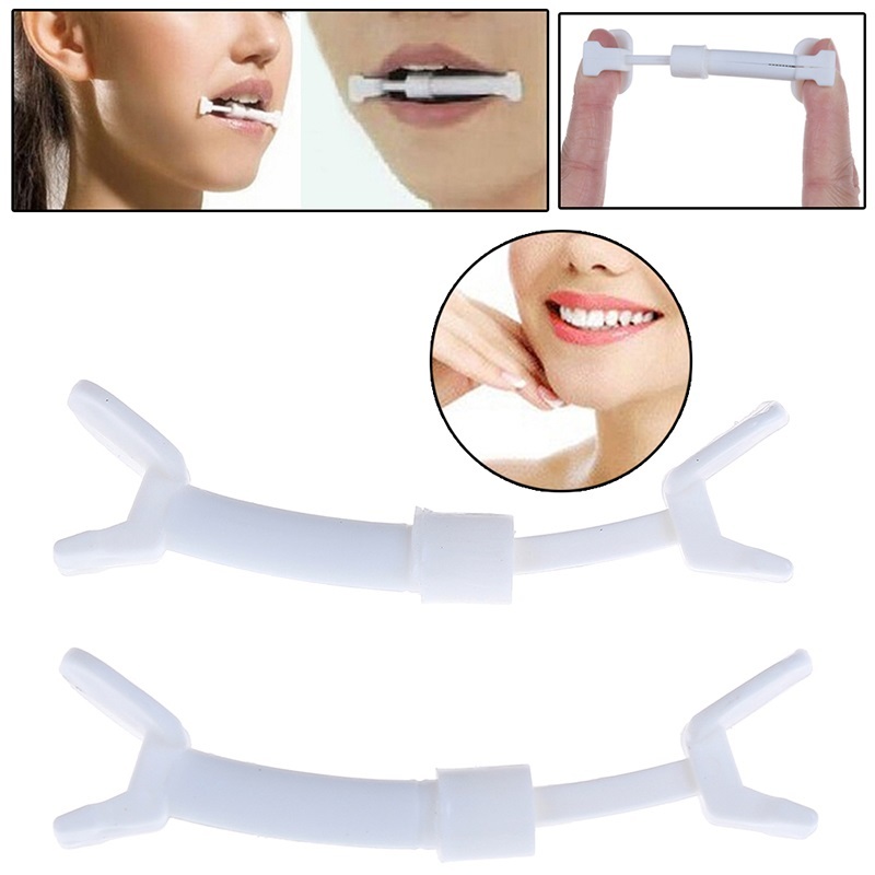 Ejercitador y tonificador facial muscular flex color blanco