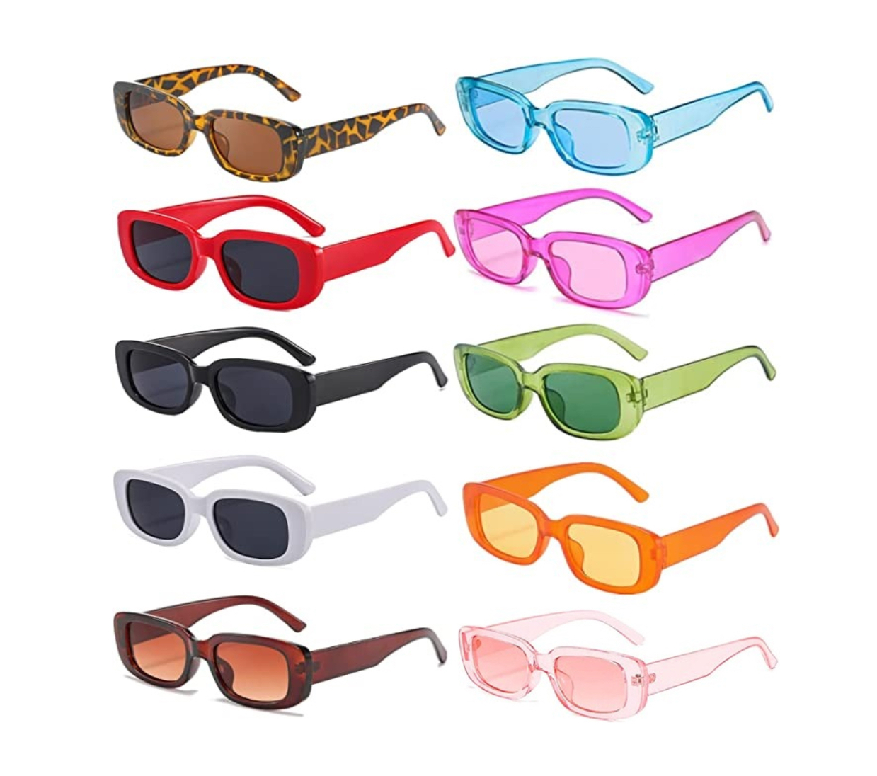 10 Piezas Lentes De Sol Para Mujer Hombre Dama Gafas Vintage
