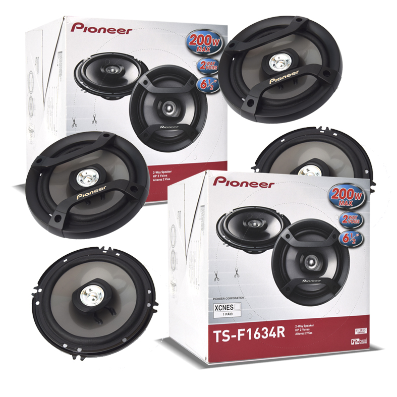 Bocinas Pioneer Para Puertas de Auto  6.5 PuLG 200w 2 Vias 2 Pares 