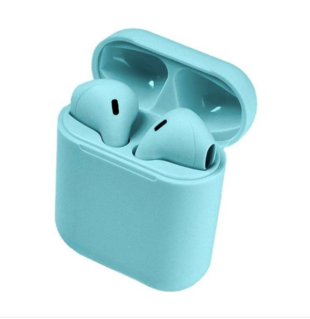Audifonos Bluetooth Manos Libres I12 Touch AirPods celeste