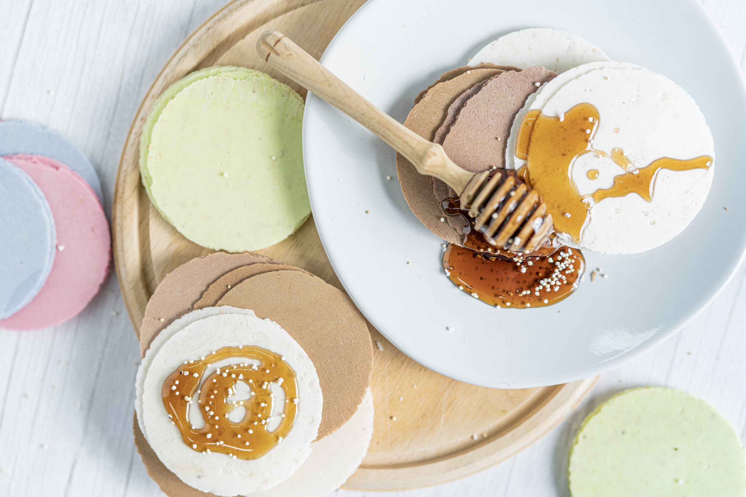 Obleas amaranto 60g Arándano - vegano- non gmo