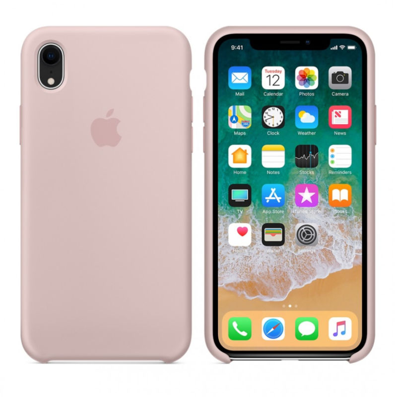 Funda de Silicon iPhone XR - Arena Rosa