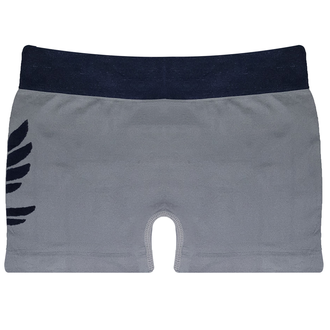 Boxer Gris - Azul Marino Mediano Para Hombre de Licra