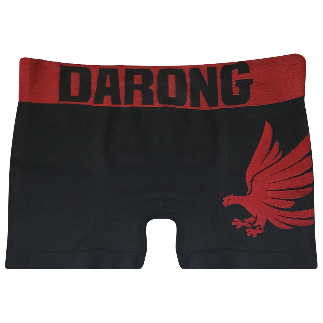 Boxer Negro Mediano Para Hombre de Licra