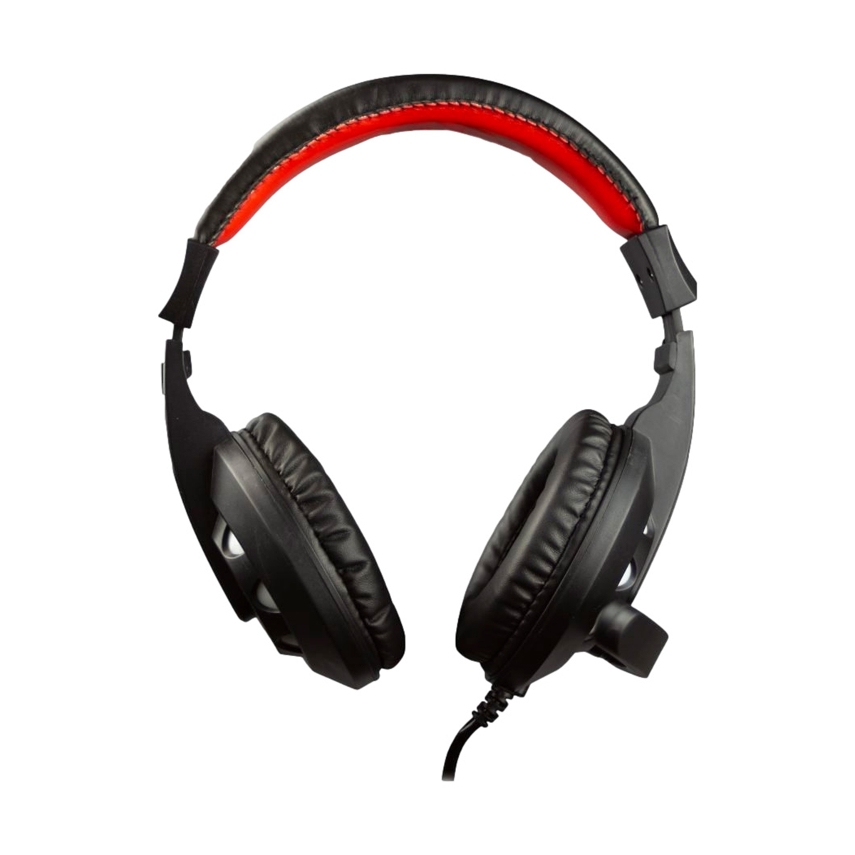 Audífonos Gamer Stylos, Alámbricos, 3.5 mm, 1.5 Metros, USB, Negro/Rojo