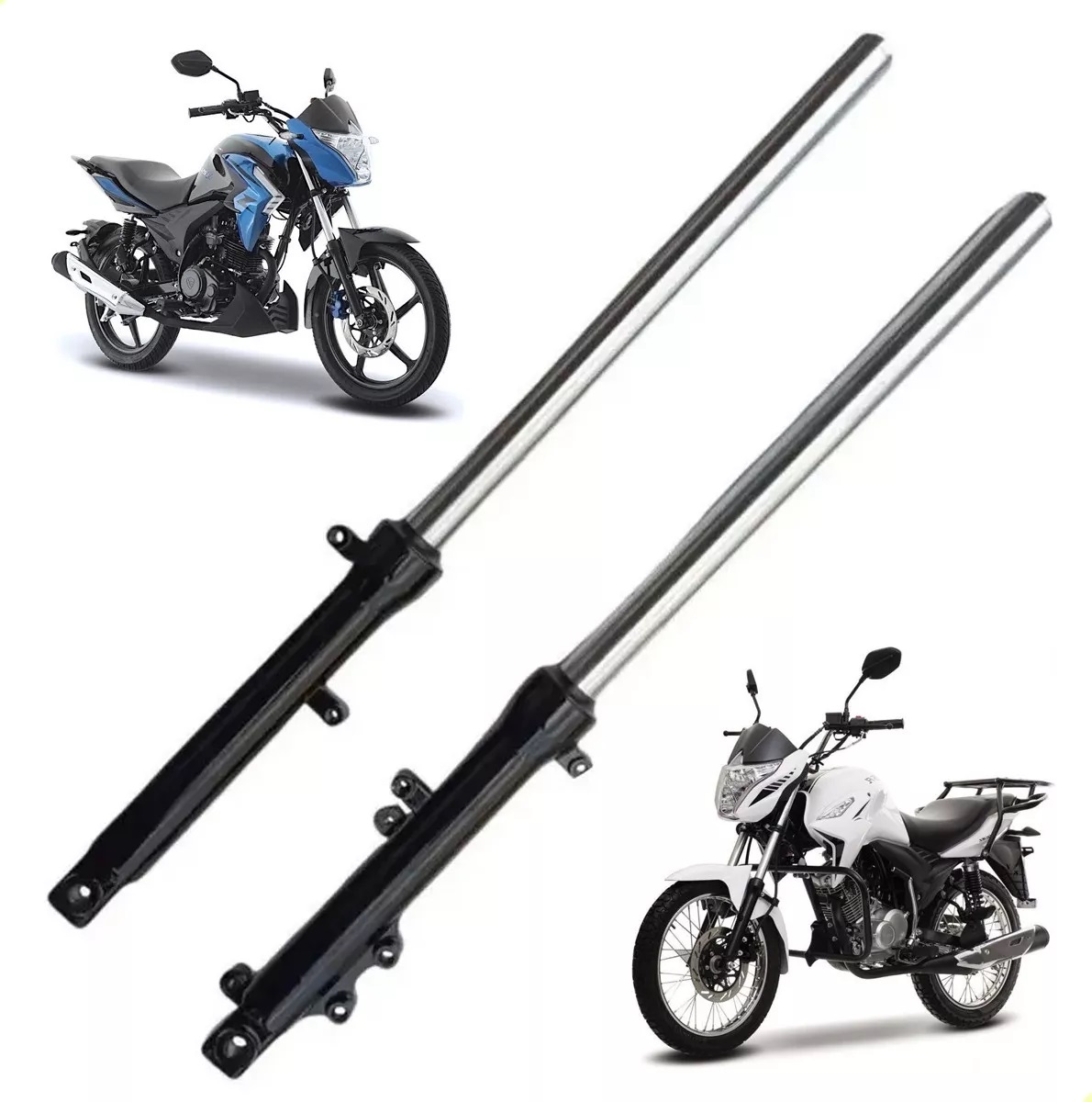 AMORTIGUADORES DELANTEROS BARRAS DE SUSPENSION IZQ/DER 125Z 125FL GPS PARILLA LARGA