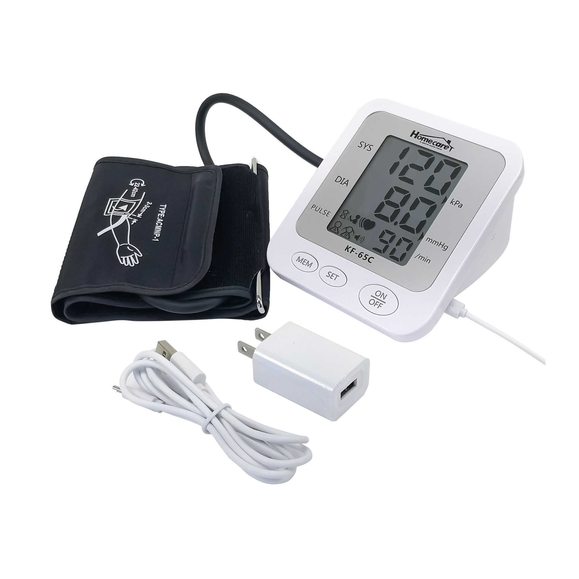 Baumanómetro Presión Arterial Kf-65c Resultados Voz Homecare