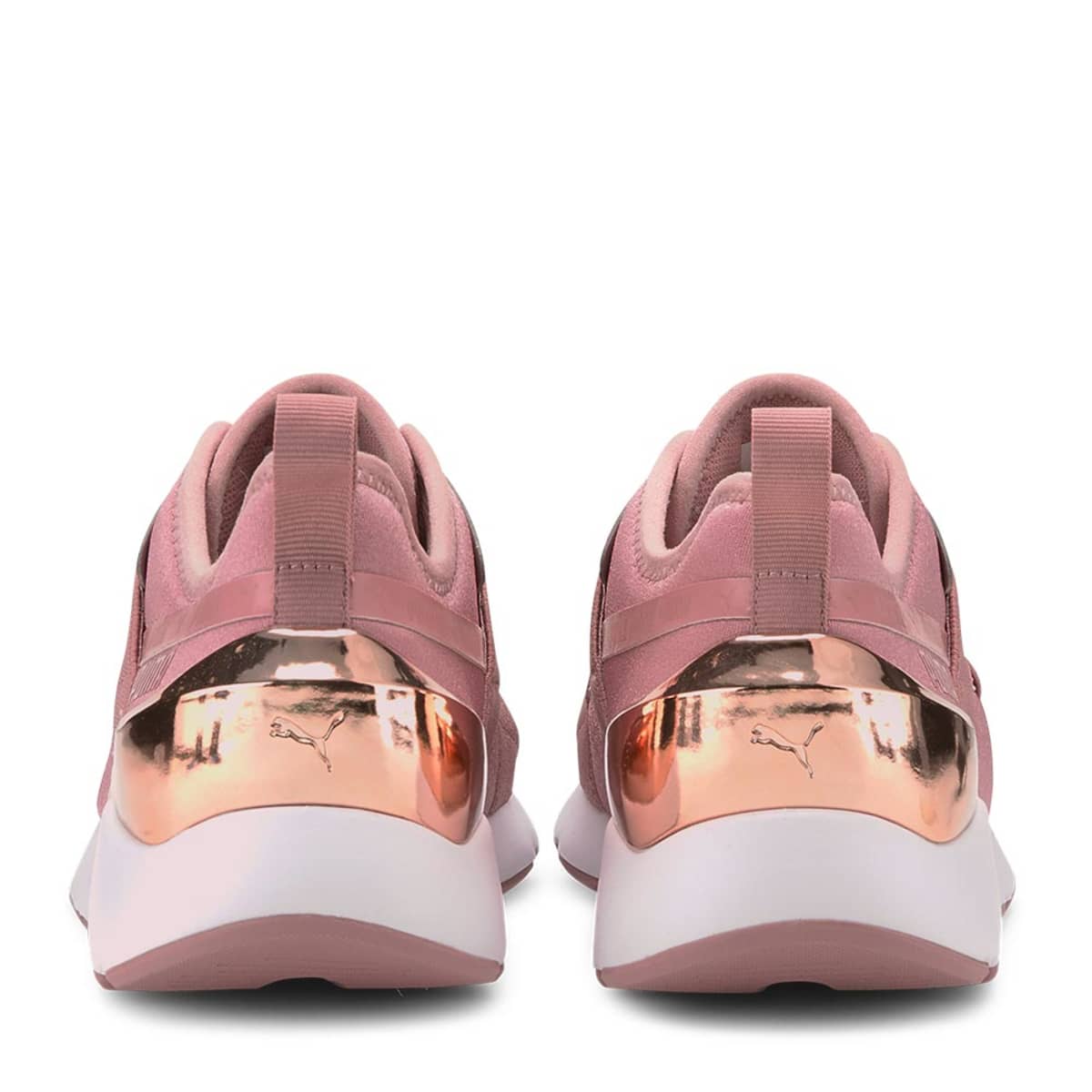 Tenis casual Muse X 2 Metallic Wns de Puma para mujer, color rosa, mod. 1057400
