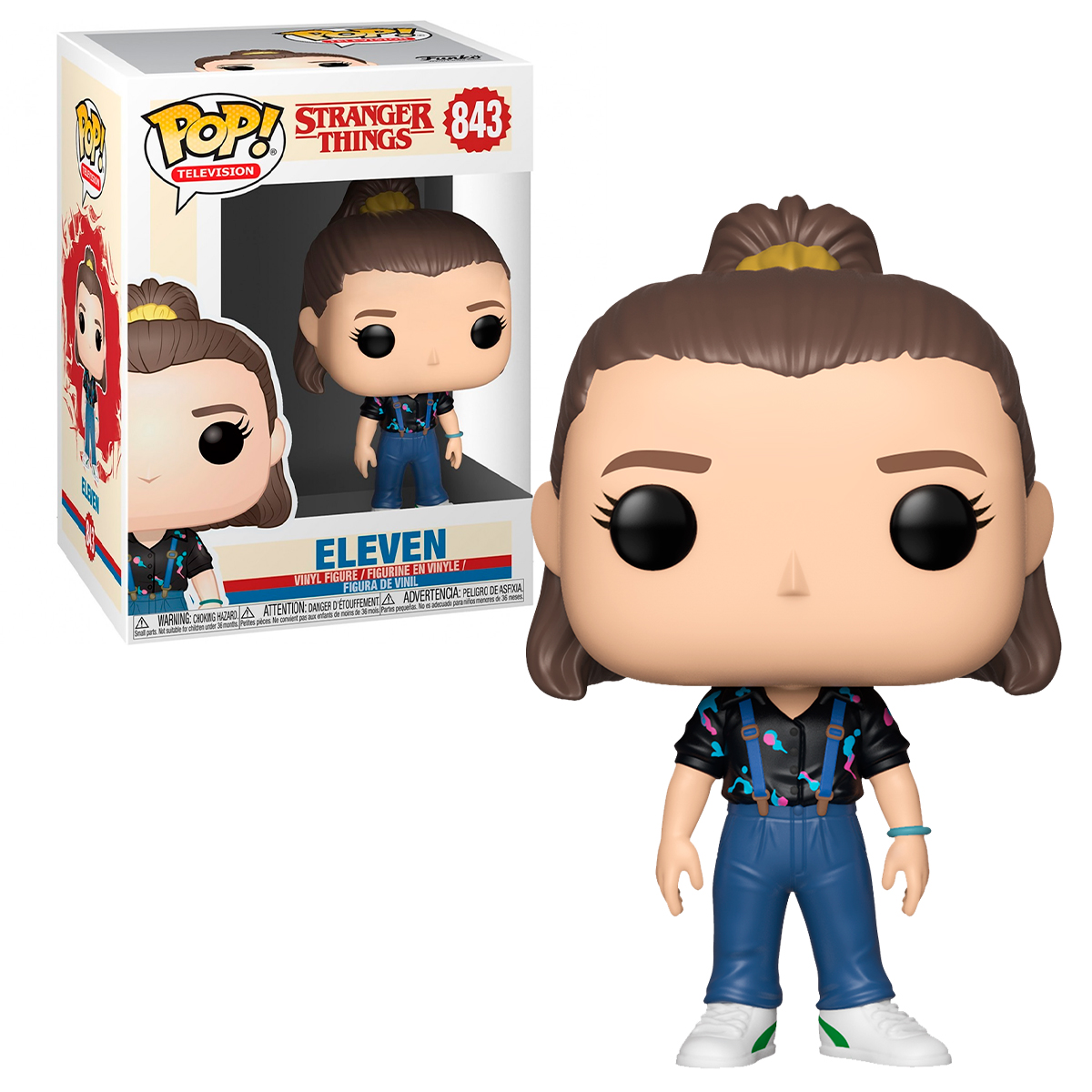 Funko Pop Eleven #843 Stranger Things Serie Figura Original