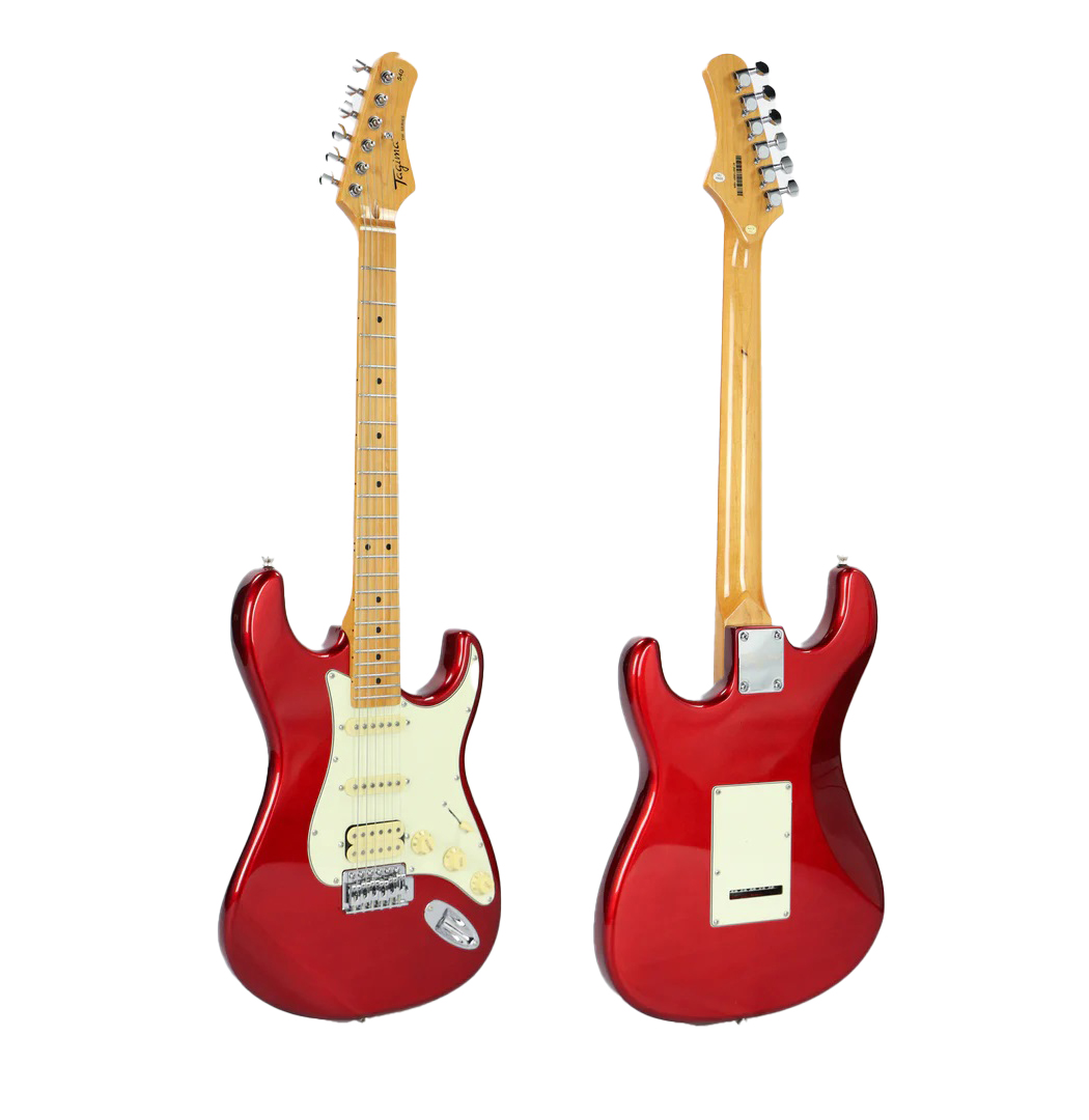 Guitarra Eléctrica Tagima TG540 Tipo Strato Color Rojo Cereza