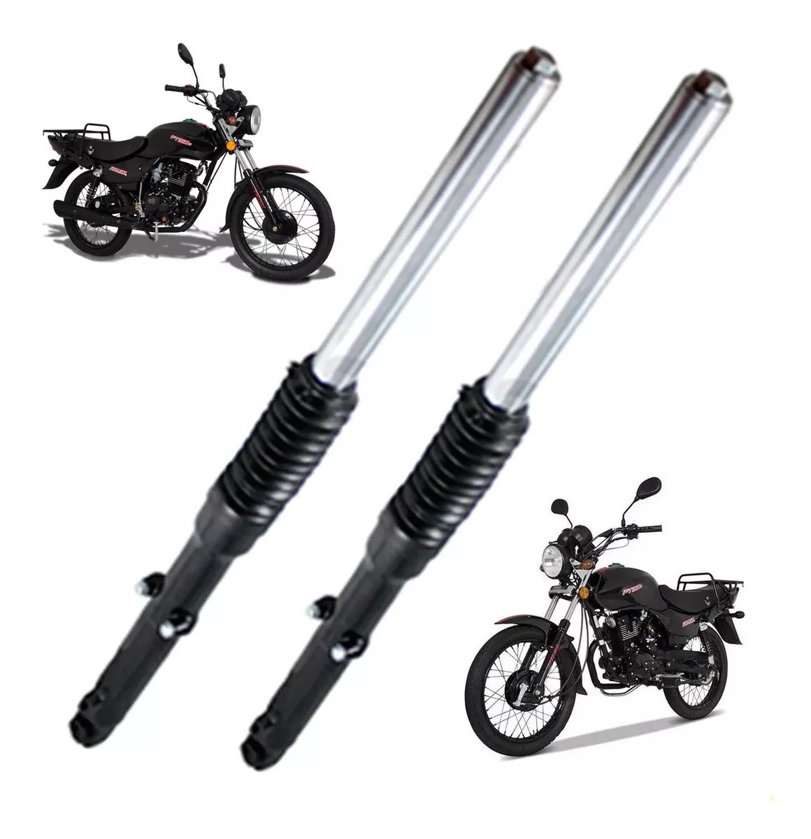 Amortiguadores Delanteros barras de suspension DER/IZQ Ft150 G Negra Ft150g 