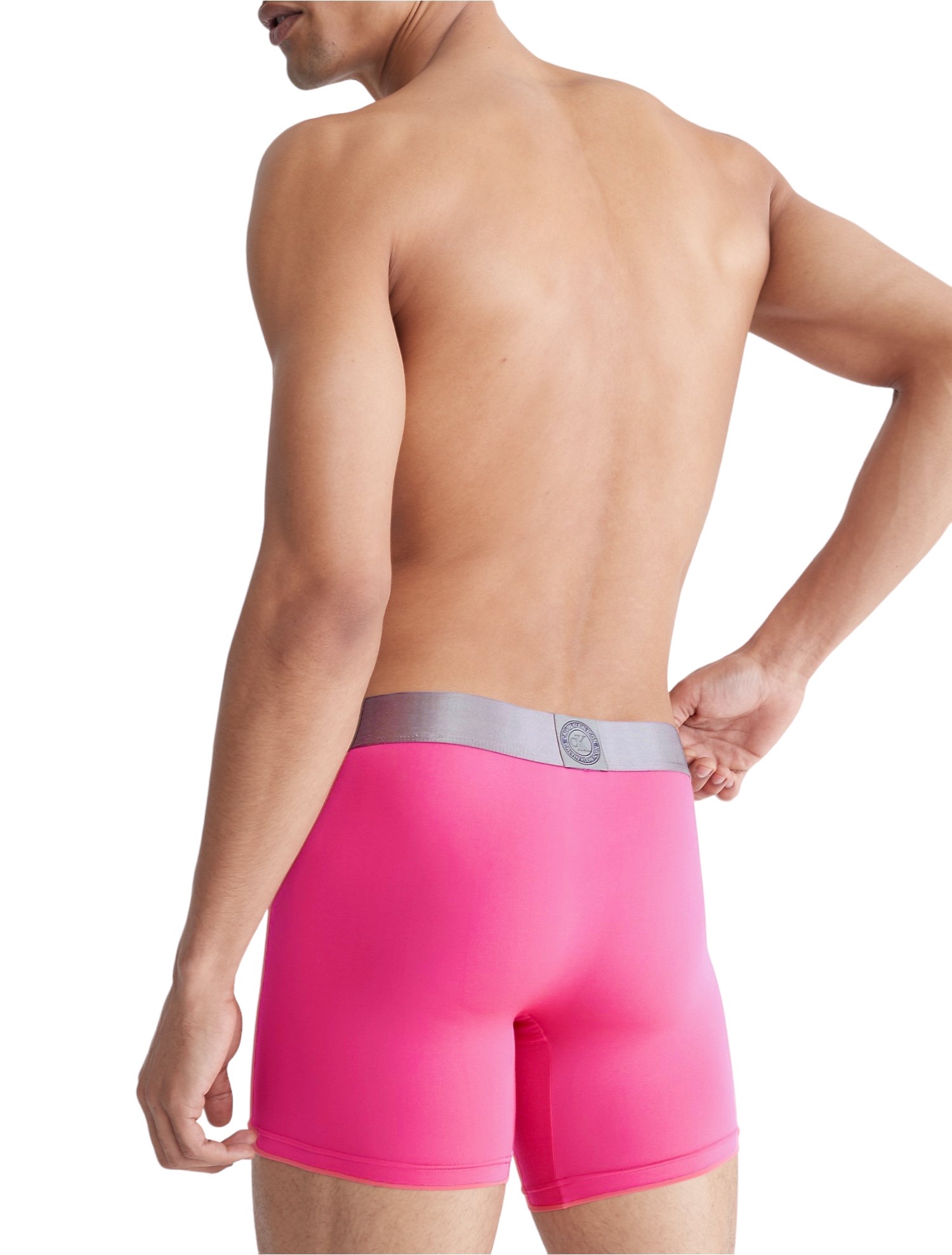 Boxer Brief Calvin Klein Icon Color Rosa 100% Original Y Nuevo 