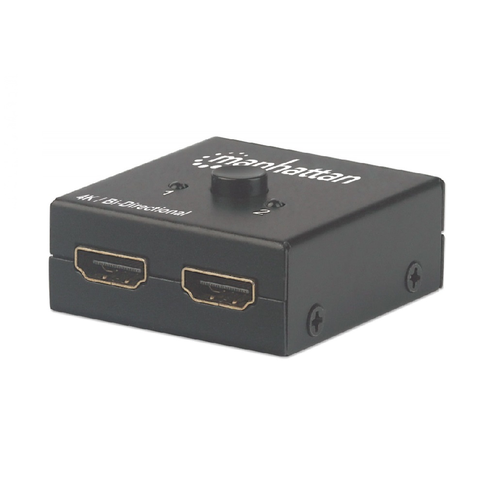 Switch Bidireccional intracom HDMI de 2 Puertos, 3x HDMI Hembra