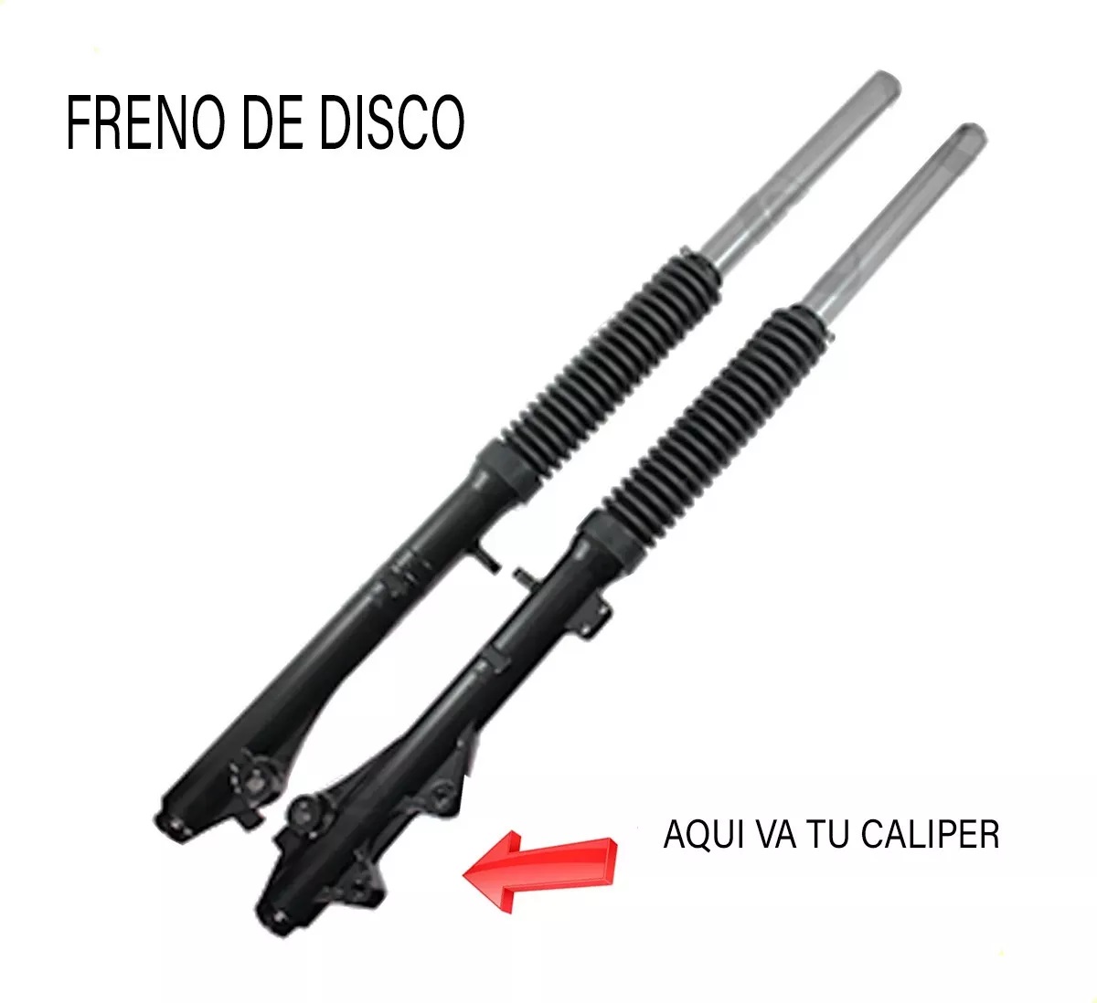 Amortiguadores Delanteros barras de suspension IZQ/DER Dm150 Roja Dm150