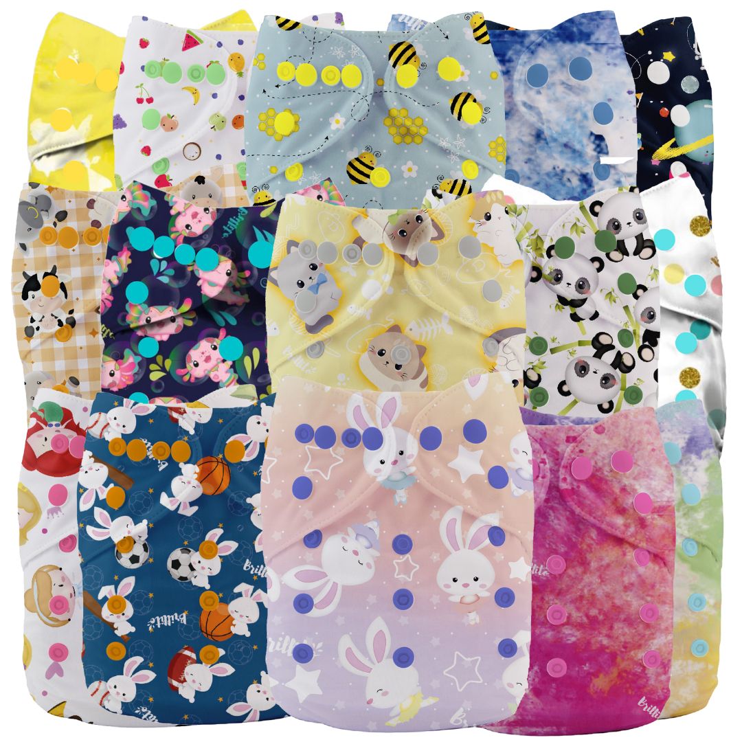 Pack 15 pañales Brillito