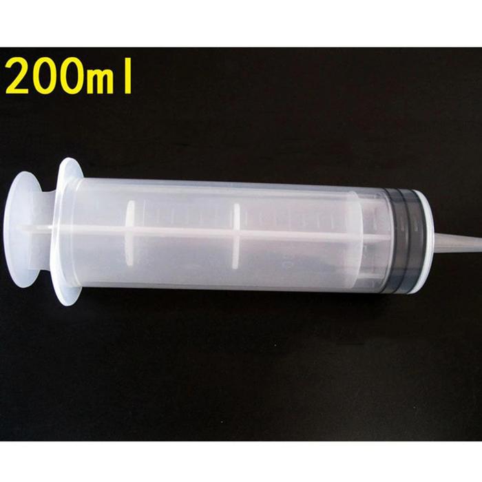 Jeringa Plástica Estéril MXSNR-007-3 20 Pzas 200 ml Plástico Transparente Jeringa de InyecciónInducción, SyrPro200