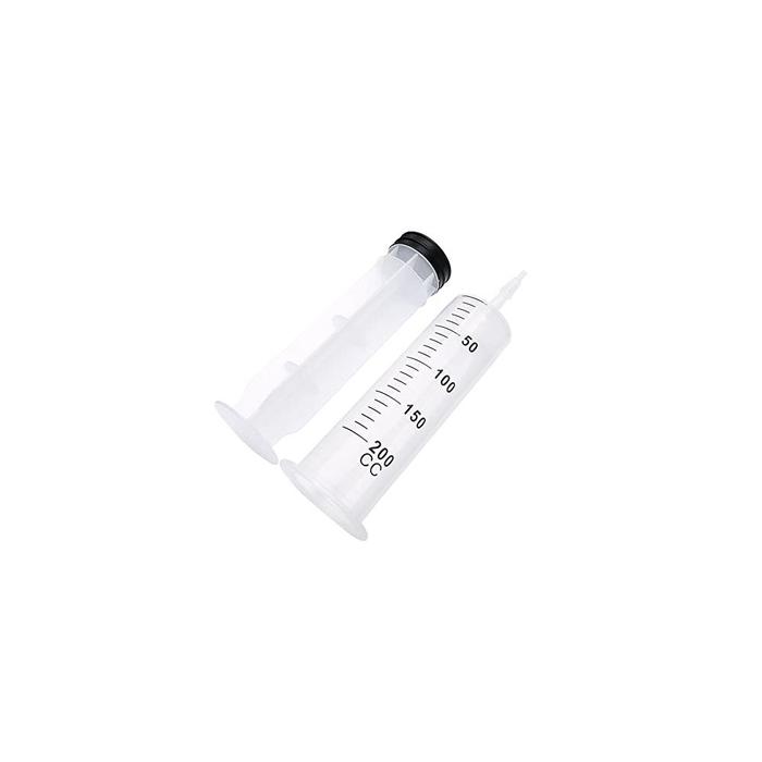 Jeringa Plástica Estéril MXSNR-007-3 20 Pzas 200 ml Plástico Transparente Jeringa de InyecciónInducción, SyrPro200