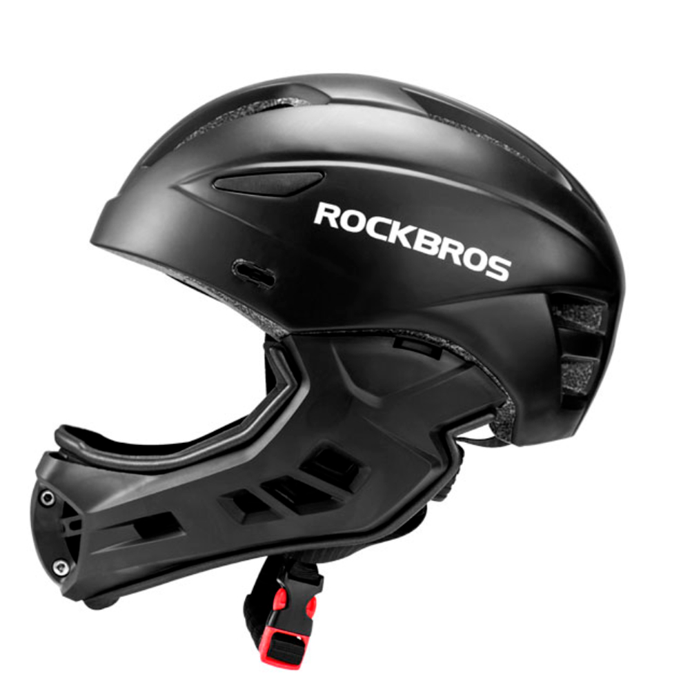 Casco Full Face Para Niños de 10 a 16 años Ciclismo MTB, Esquí, Rockbros
