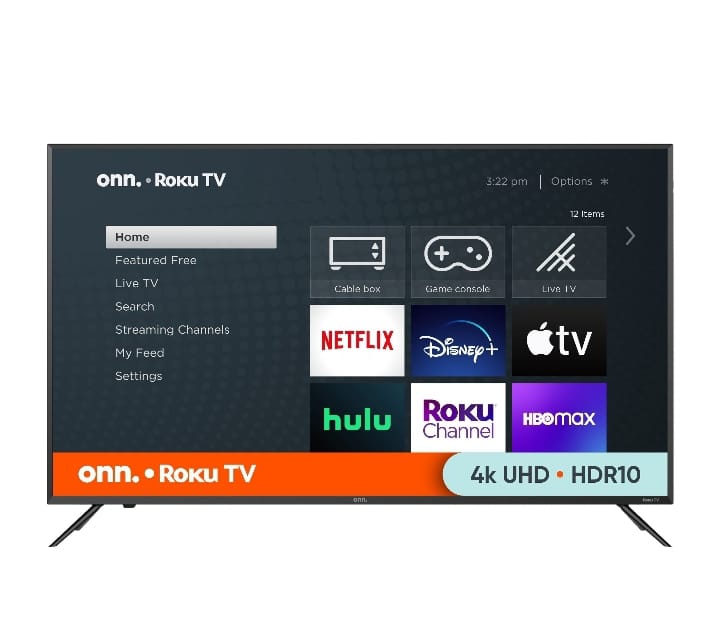 Onn 50" Roku Smart tv 4K UHD 100012585