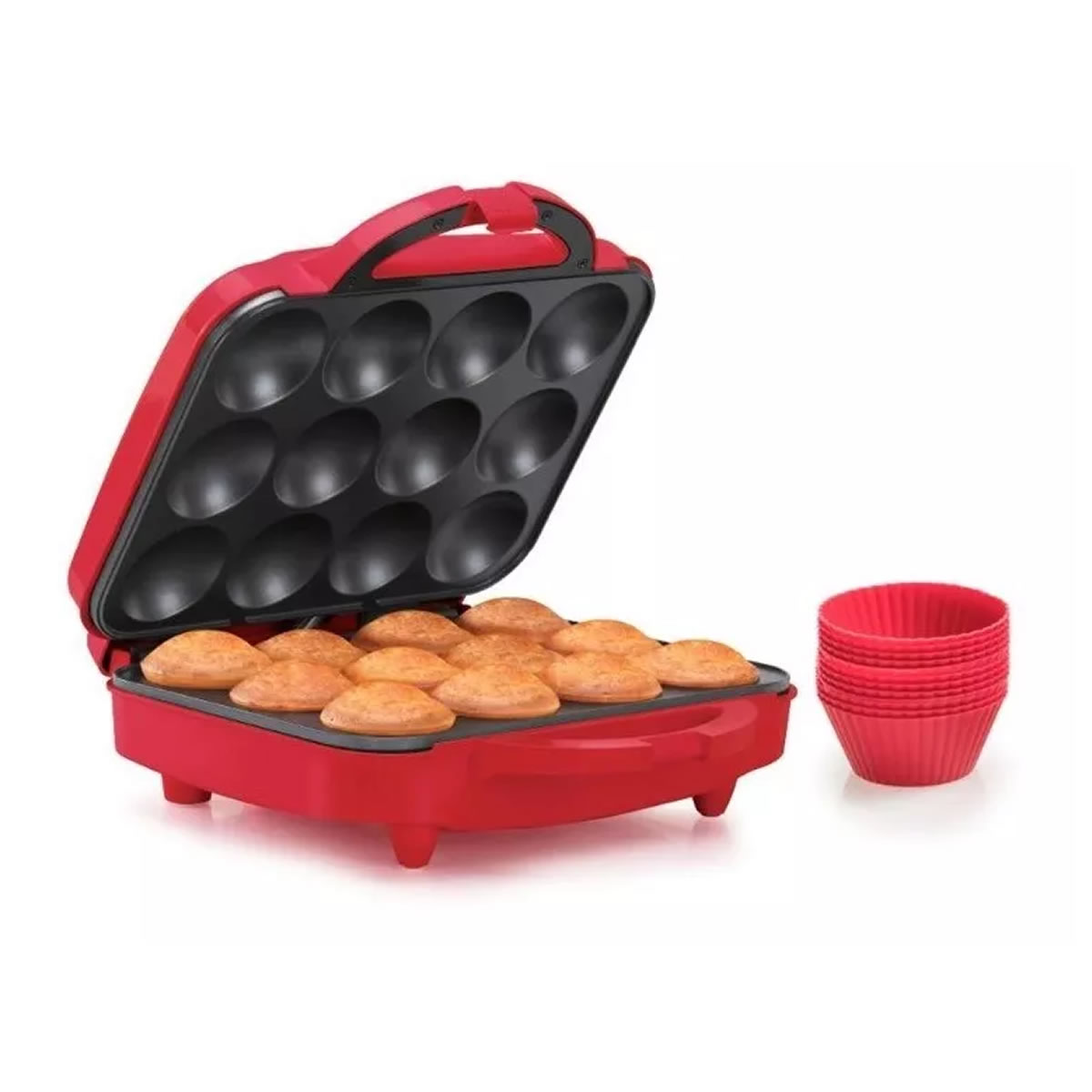 Máquina Para Cupcakes Holstein Hu 09006r 12 Piezas 1200w