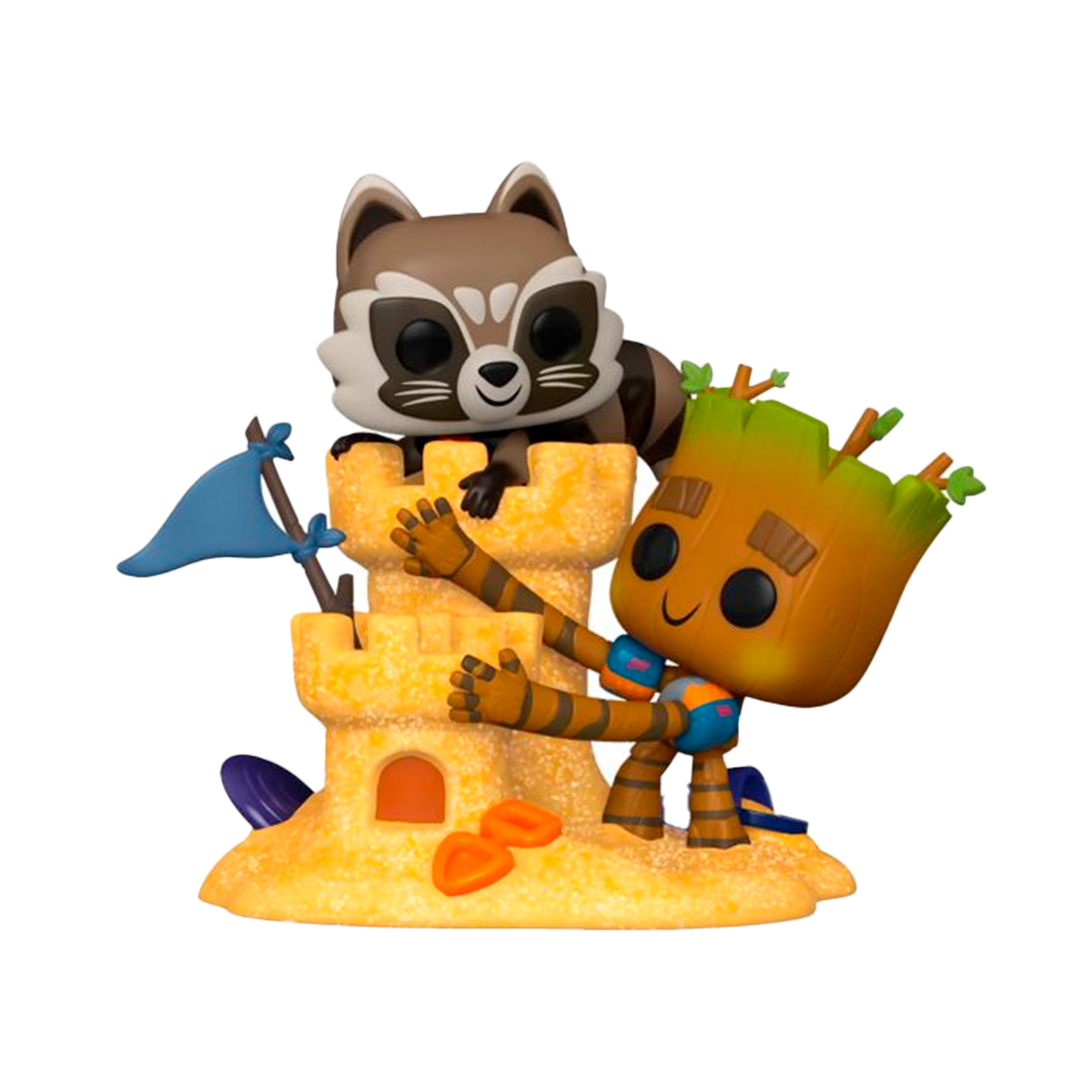 Funko Pop Rocket Con Groot #1089 Guardianes De La Galaxia Marvel Original