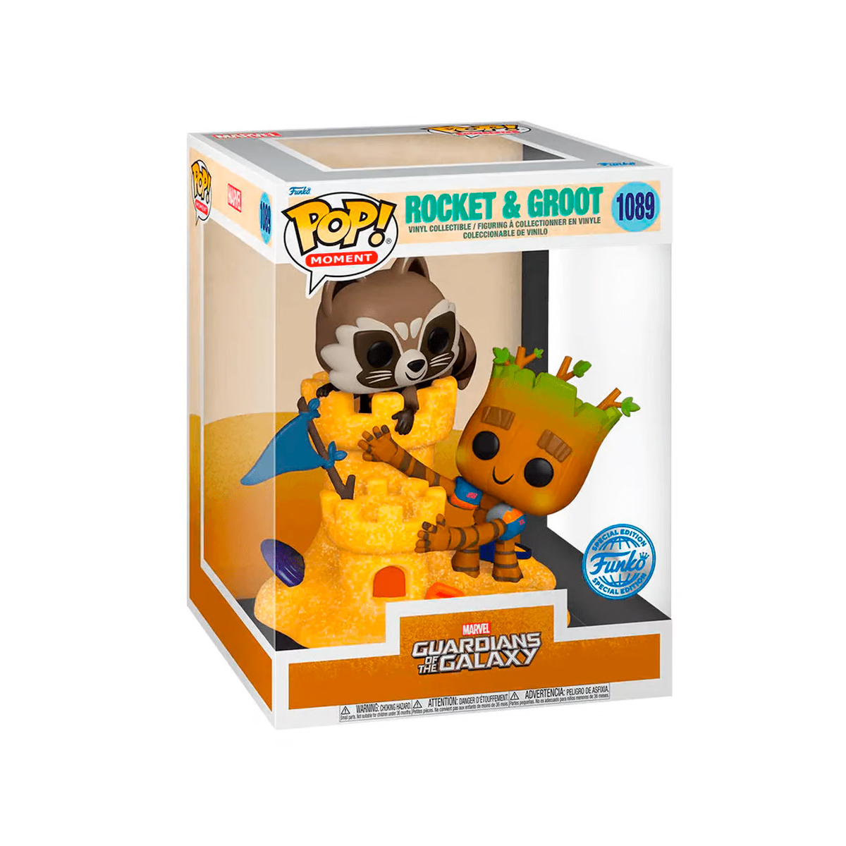 Funko Pop Rocket Con Groot #1089 Guardianes De La Galaxia Marvel Original