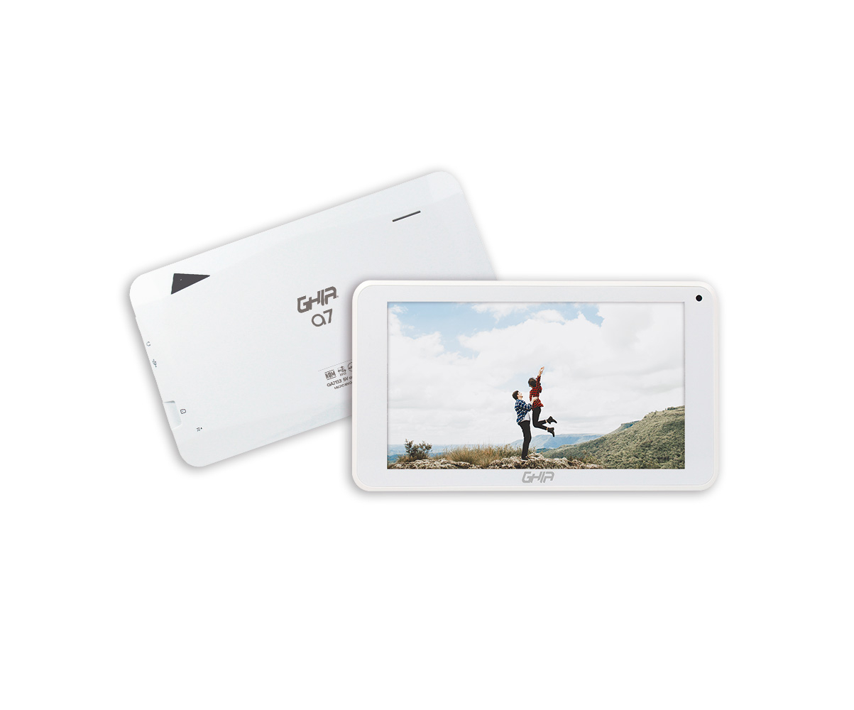 Tablet a7 wifi quadcore 2gb ram 16gb 2cam inalámbrico bluetooth cámara android blanca