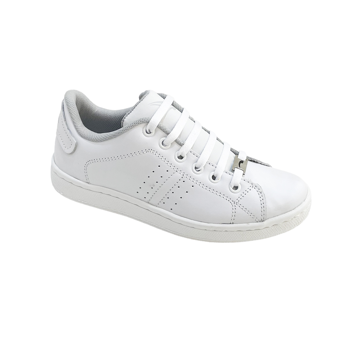 Tenis blancos de piel para 2024 hombre