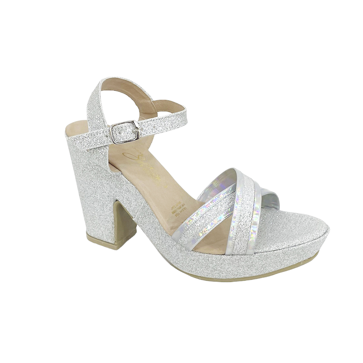 Zapatillas De Plataforma Zapatos Mujer Oro Glitter Sheila