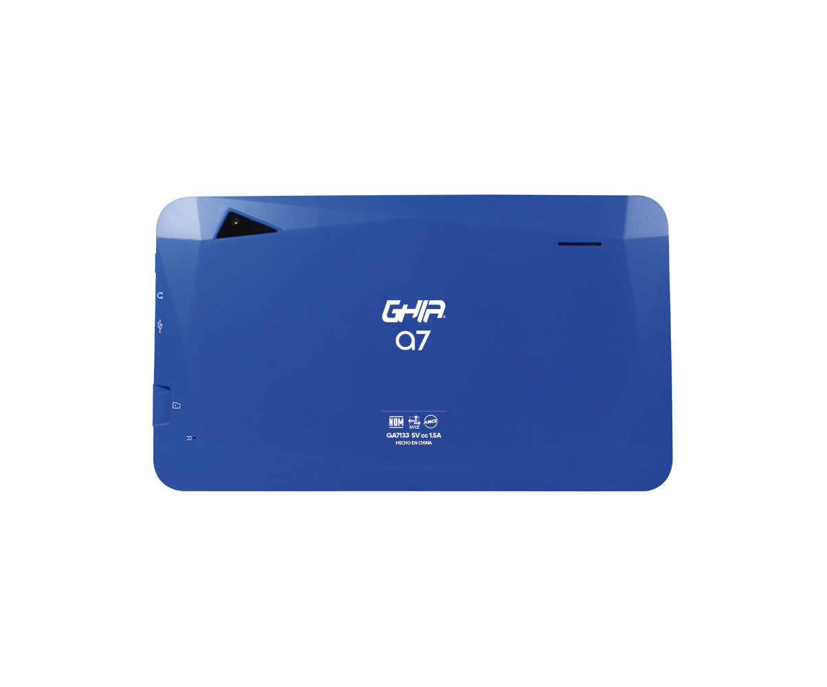 Tablet Ghia A7 7", 16GB, Android 11 Go Edition, Azul