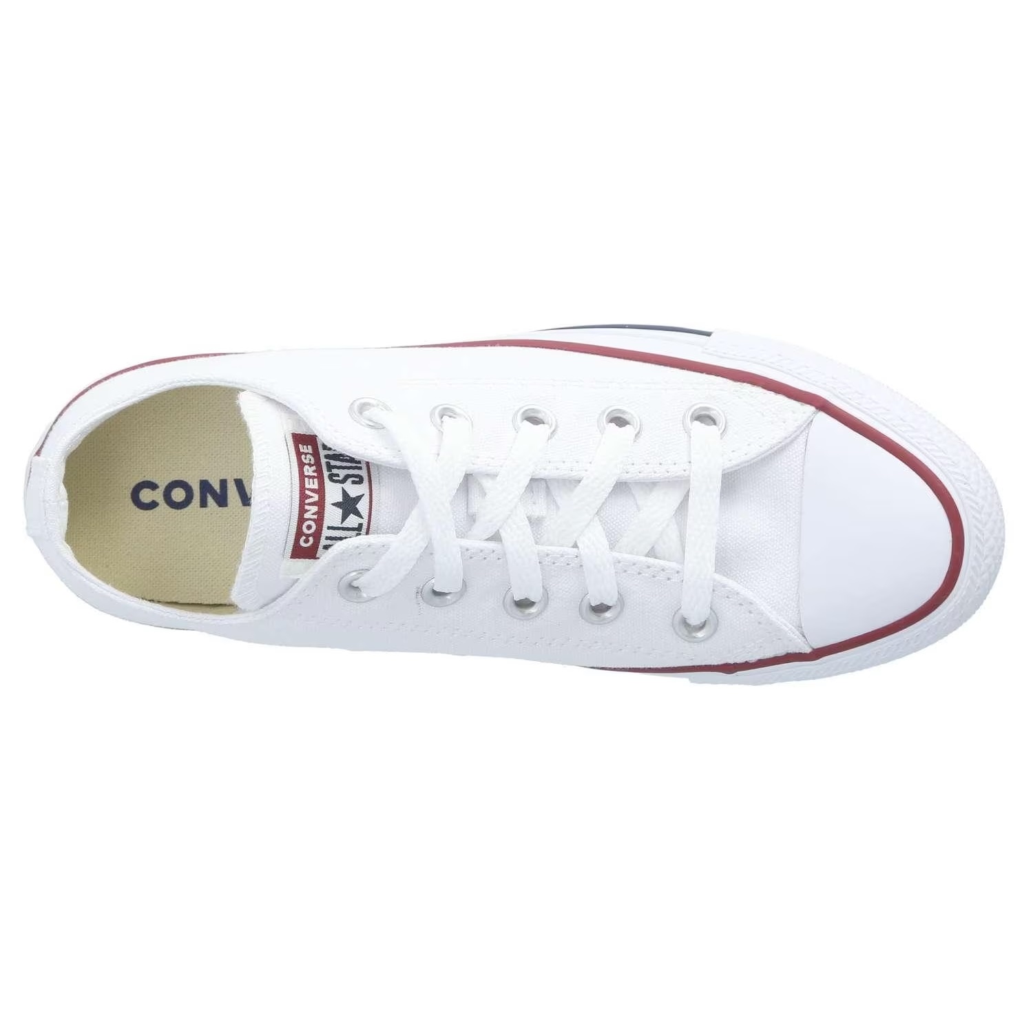 Tenis Converse Blancos Chuck Taylor All Star en Choclo de Lona M7652C