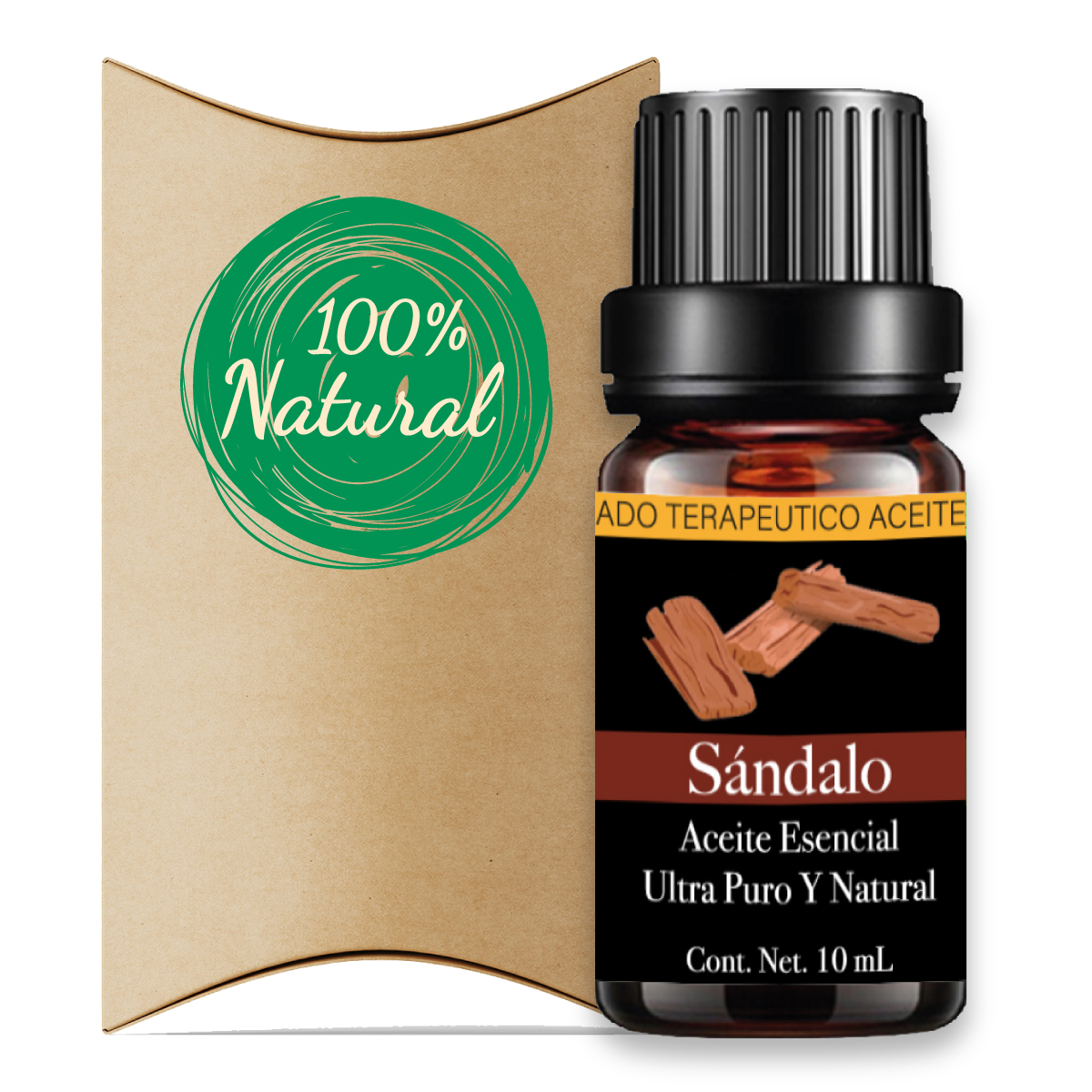 Aceite Esencial De Sándalo 100% Puro Y Natural