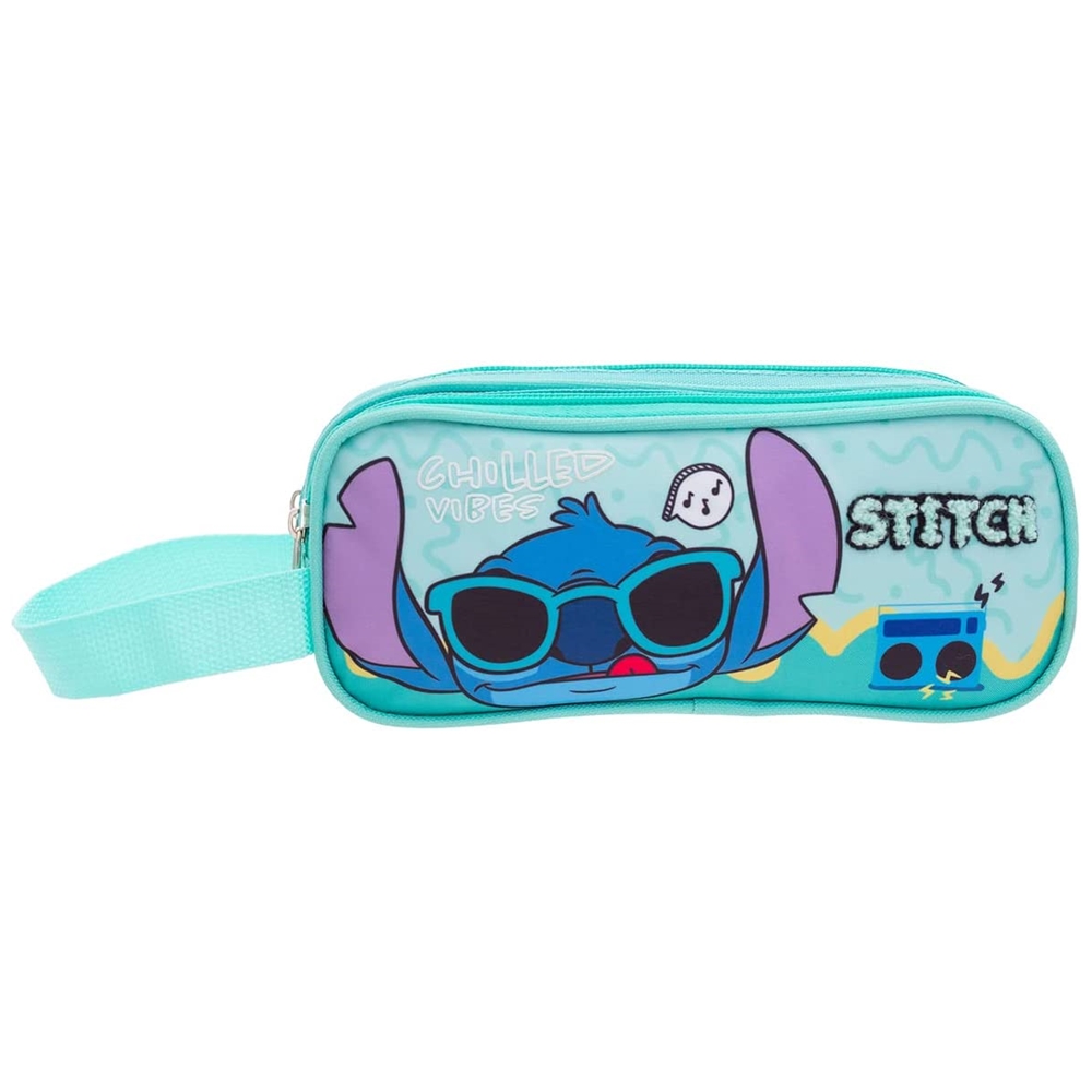 Lapicera Escolar doble Cierre Ruz Disney Stitch 170012 Coleccion Aloha