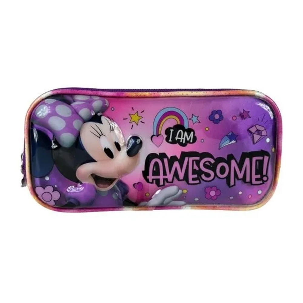 Lapicera Escolar Doble Cierre Ruz Disney Minnie Mouse 174599