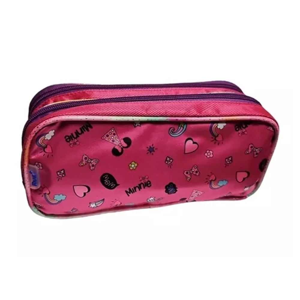 Lapicera Escolar Doble Cierre Ruz Disney Minnie Mouse 174599
