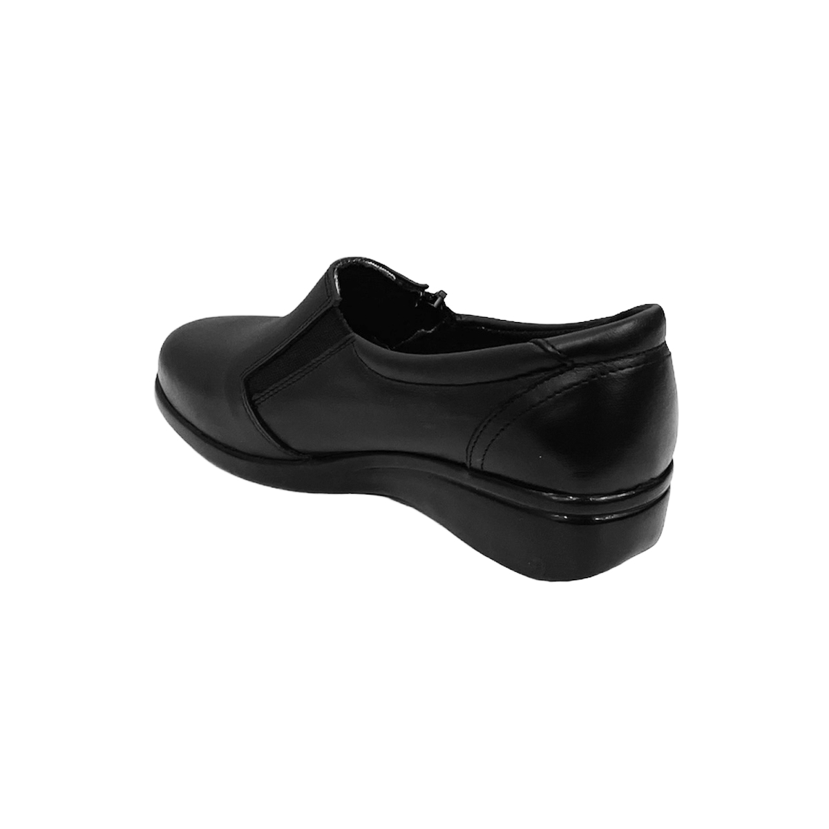 Zapatos Mocasines De Piel Mujer Negros Florenza De Piel