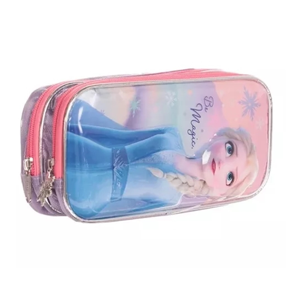 Lapicera Escolar Doble Cierre Ruz Disney Princesas Frozen Elsa 170545 Coleccion Flake