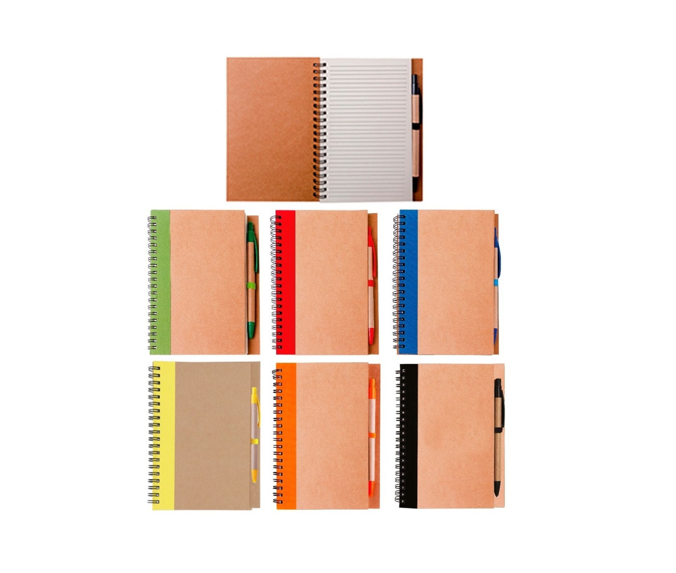 Libreta Cuaderno 1/2 Carta Pasta Dura Para Personalizar Verde