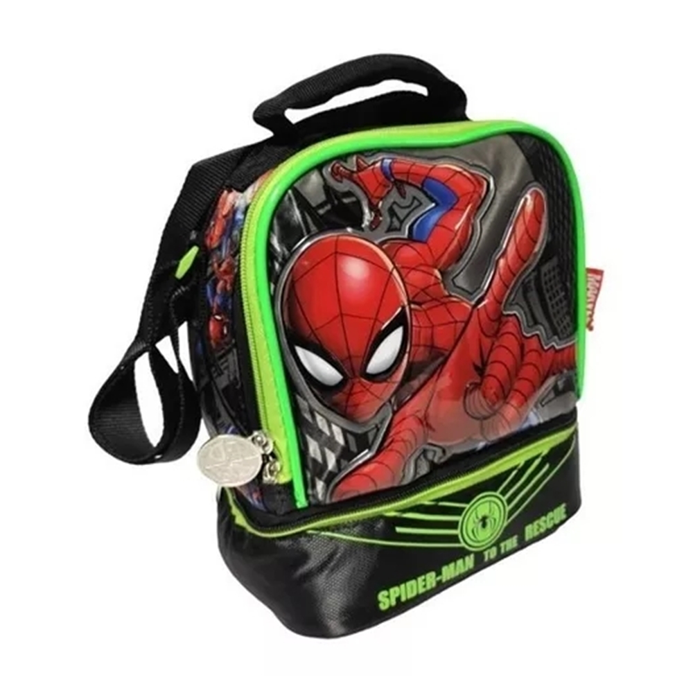 Lonchera Escolar Termica Ruz Marvel Spiderman Hombre Araña 174522 Coleccion Rescue