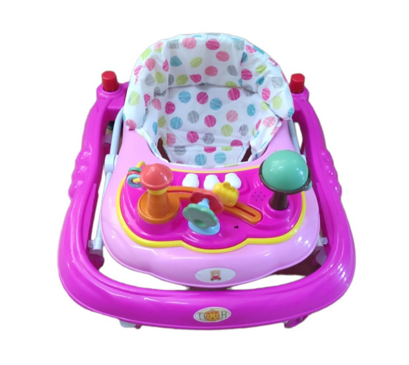 Andadera Para Bebe Con Llantas De Gel, Tablero,sonido Rosa 