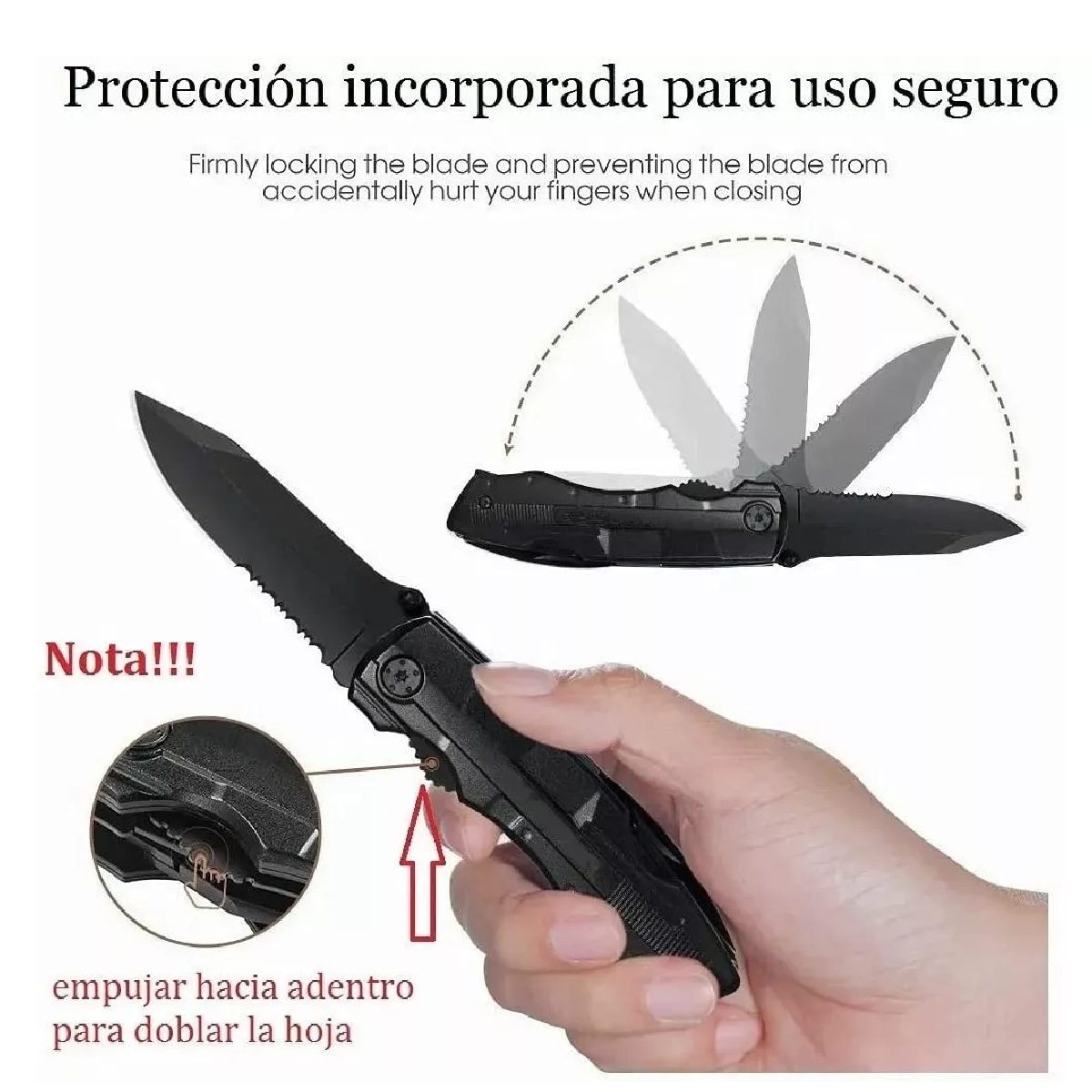 Navaja Táctica Multifunción Para Camping