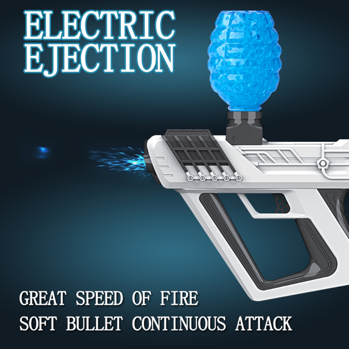 Juguete Pistola Eléctrica Lanzador Bolas De Gel Niños 