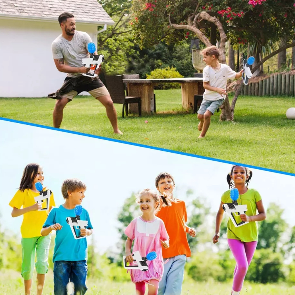 Juguete Pistola Eléctrica Lanzador Bolas De Gel Niños 