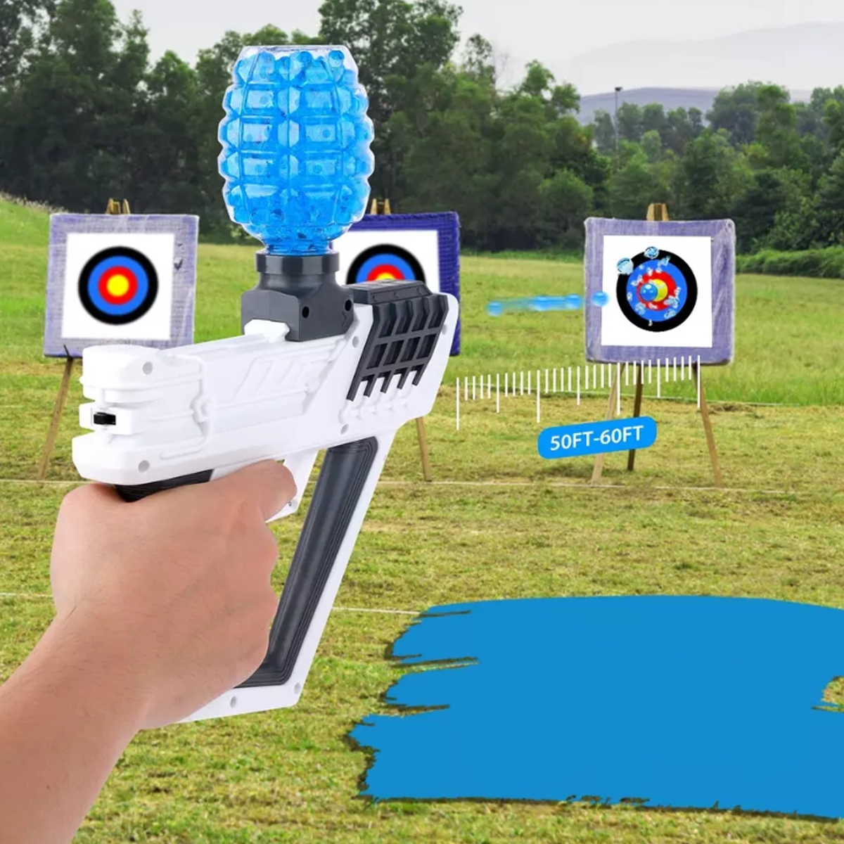 Juguete Pistola Eléctrica Lanzador Bolas De Gel Niños 