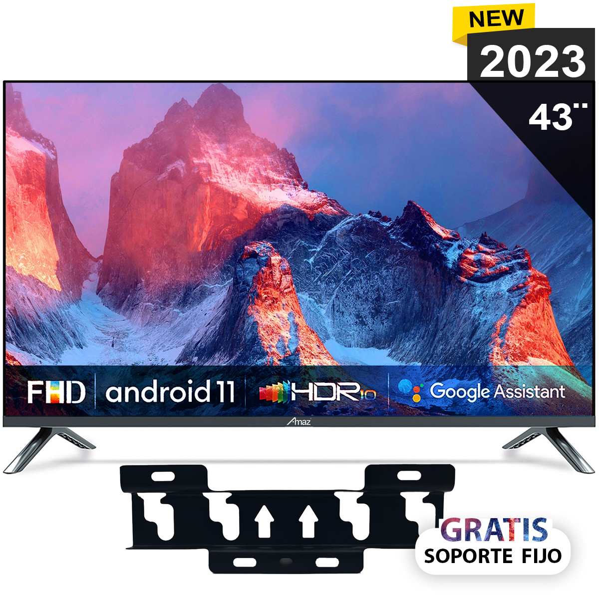 Smart Tv Pantalla Led De 43 Pulgadas Amaz 110v/240v