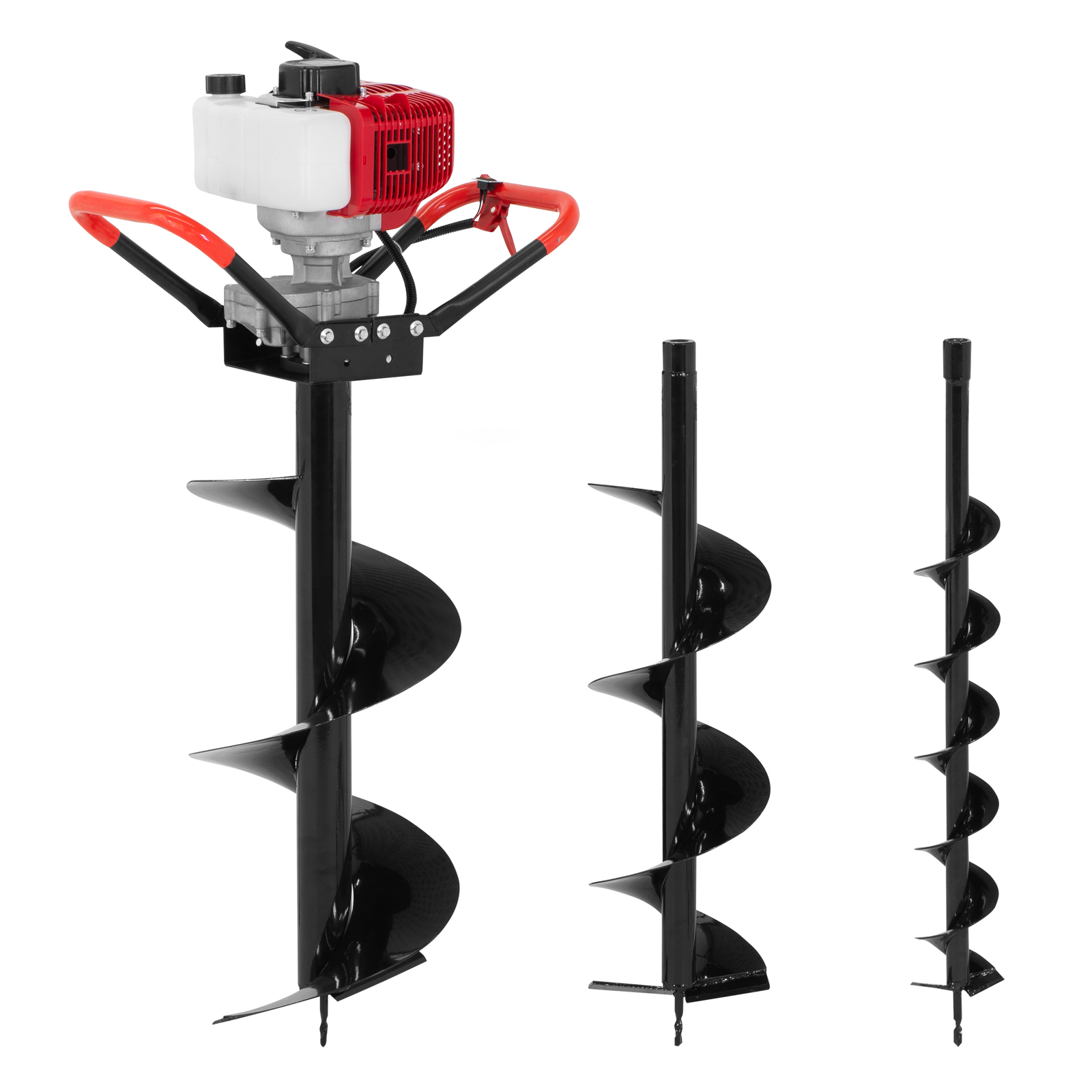 Excavadora De Postes Stuka Motor de 2 Tiempos 52 cc, Taladro 1500 W, Ahoyadora Manual a Gasolina